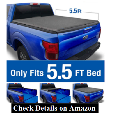 Tyger Auto T1 Soft Roll Up Truck Bed Tonneau Cove